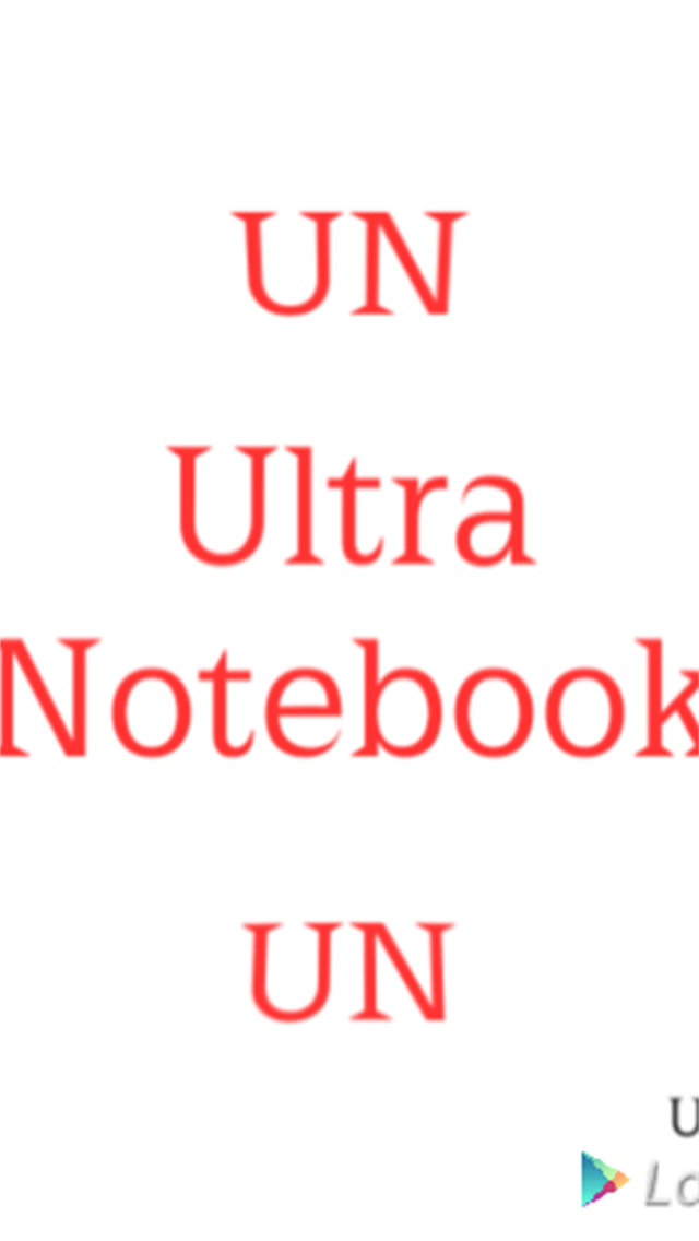 Ultra Notebook