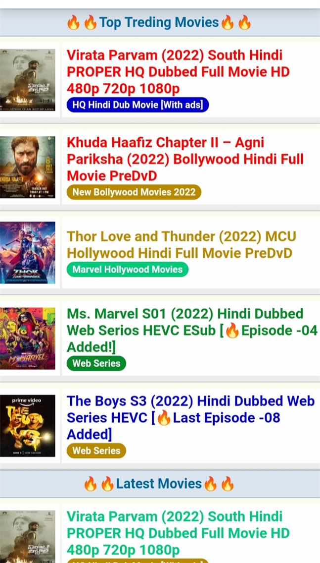 All Hindi Dubbed movie dwnload