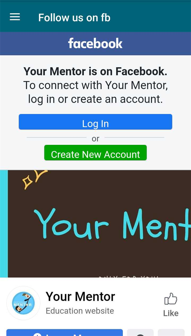 Your Mentor