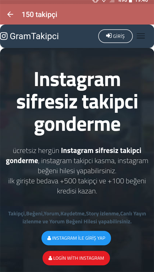 Instagram takipçi 10k