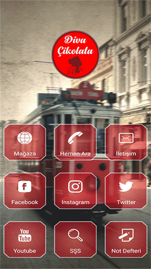 Diva Çikolata Online Alışveriş Mobile Application MobiRoller Appstore