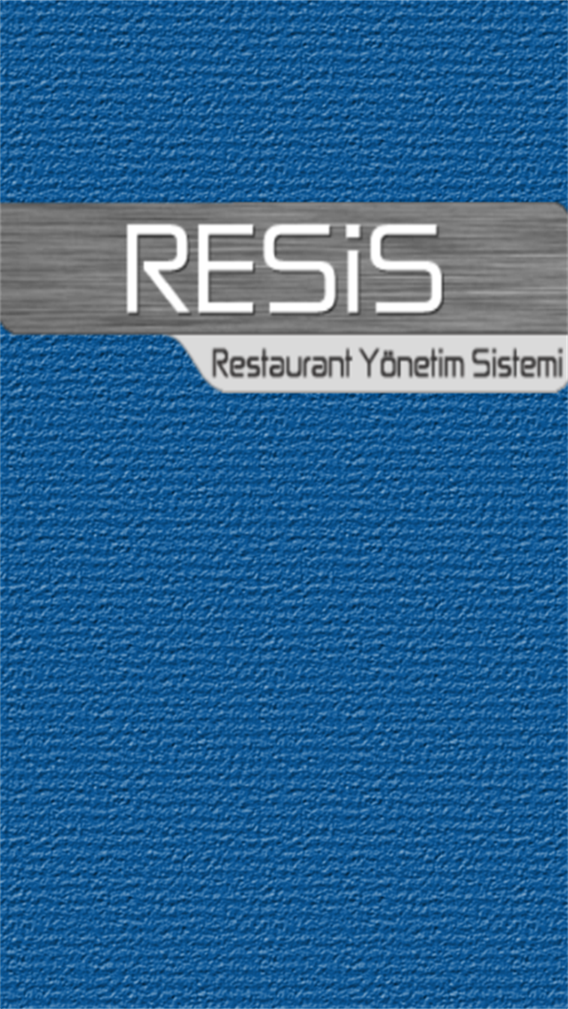 Resis Restoran Otomasyonu