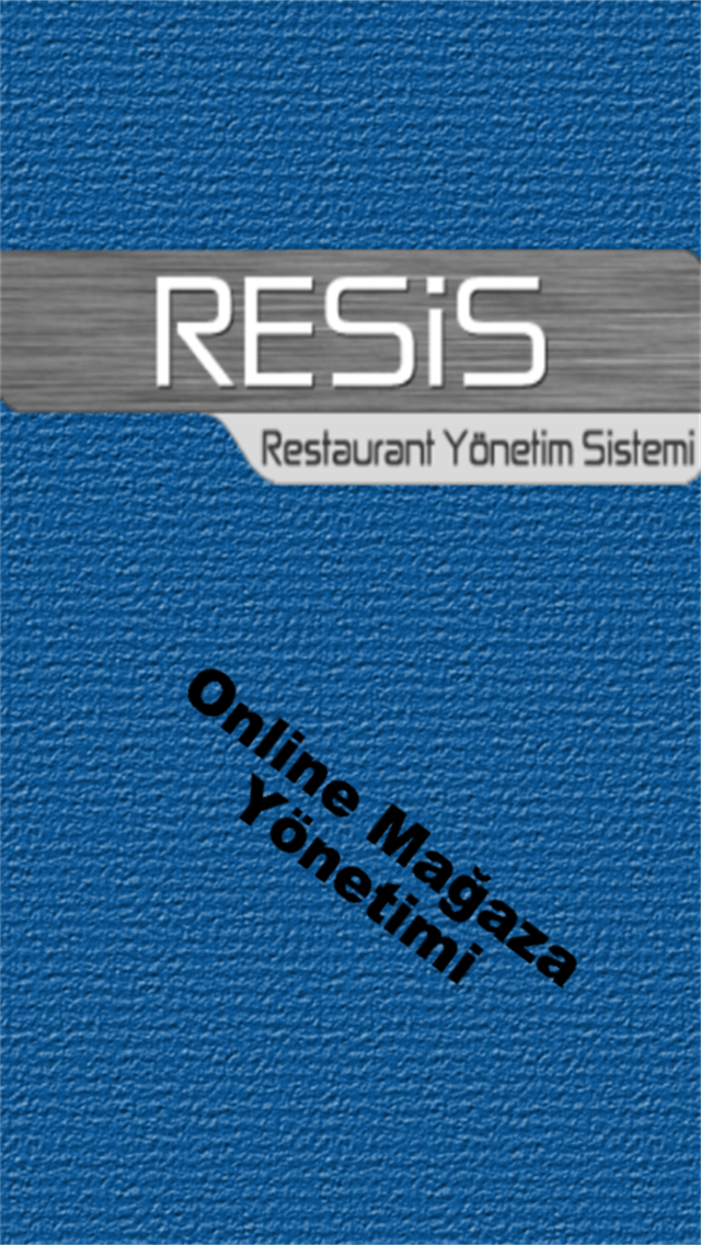 Resis Restoran Otomasyonu