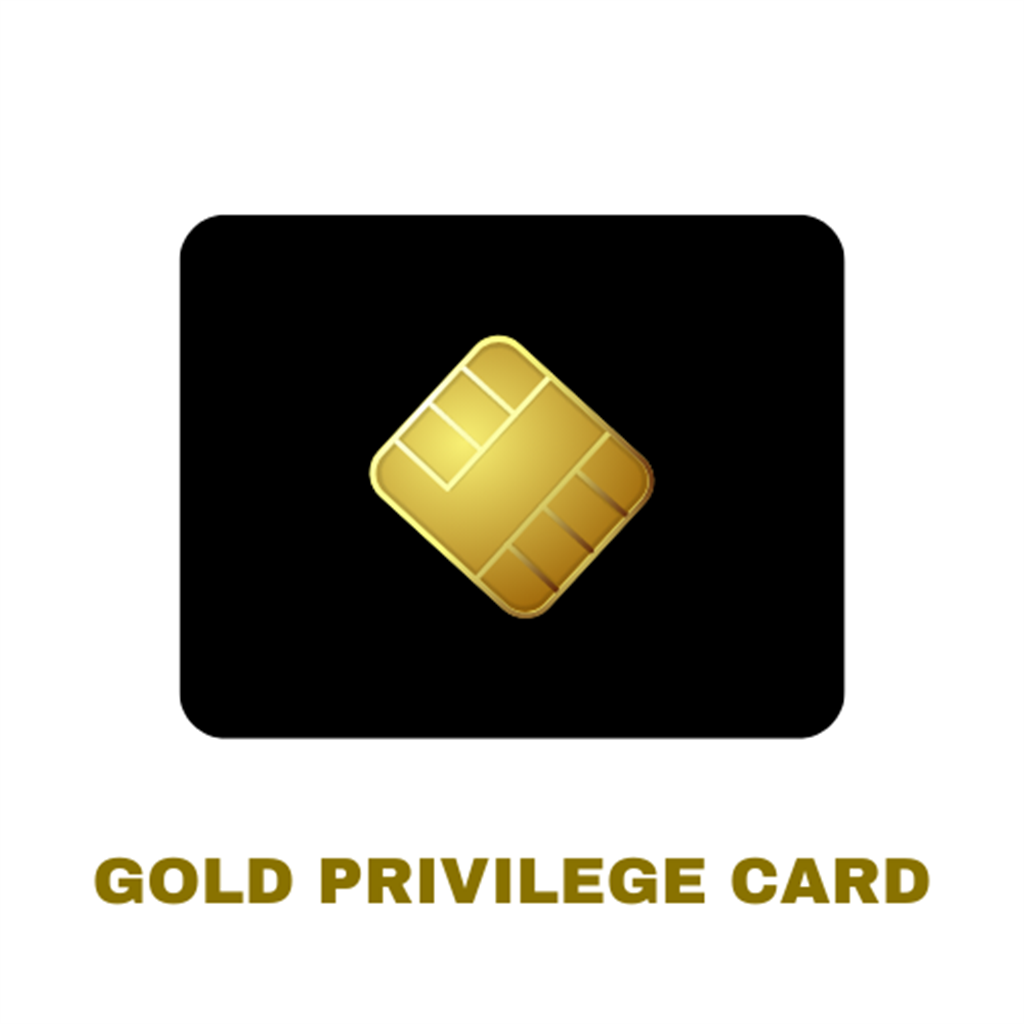 GOLD PRIVILEGE CARD