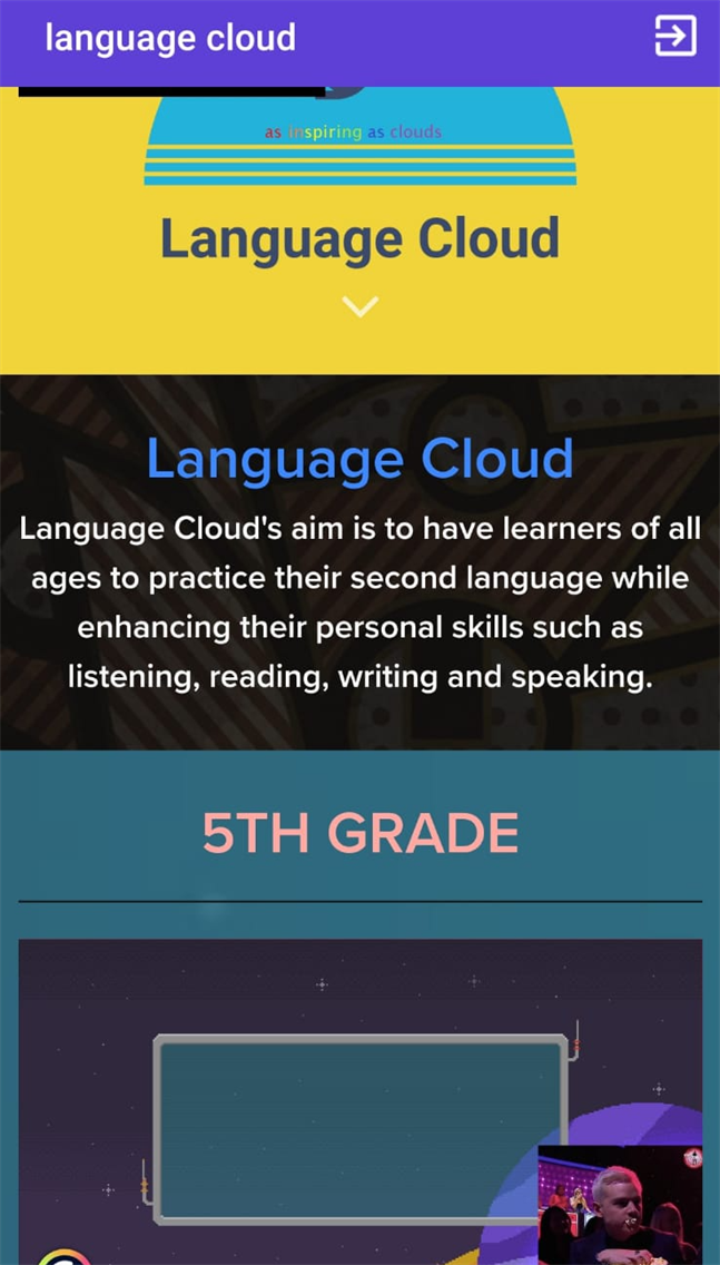 language cloud