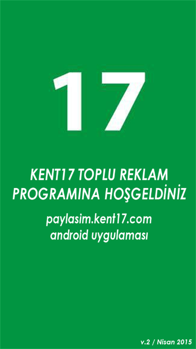 Kent17 Toplu Reklam Programı