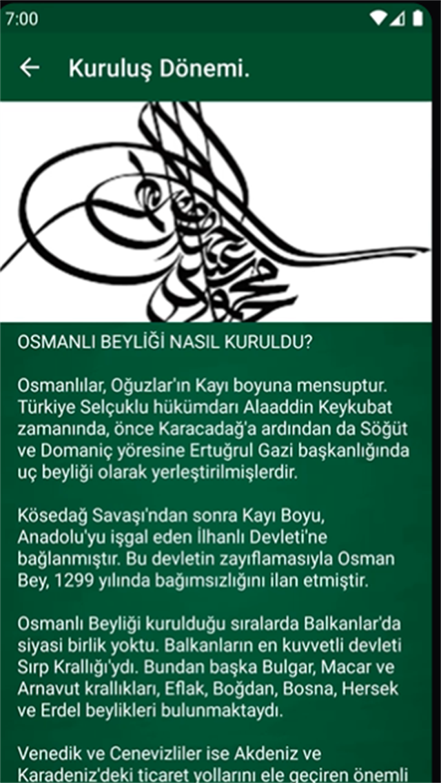 Osmanlı Cepte