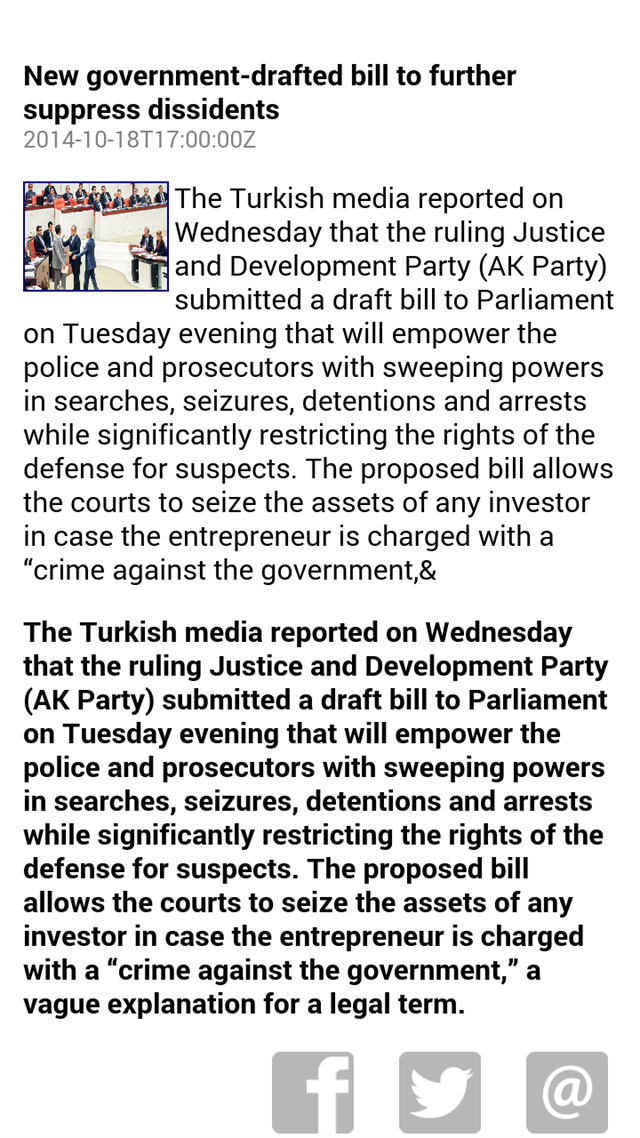 News of Turkey