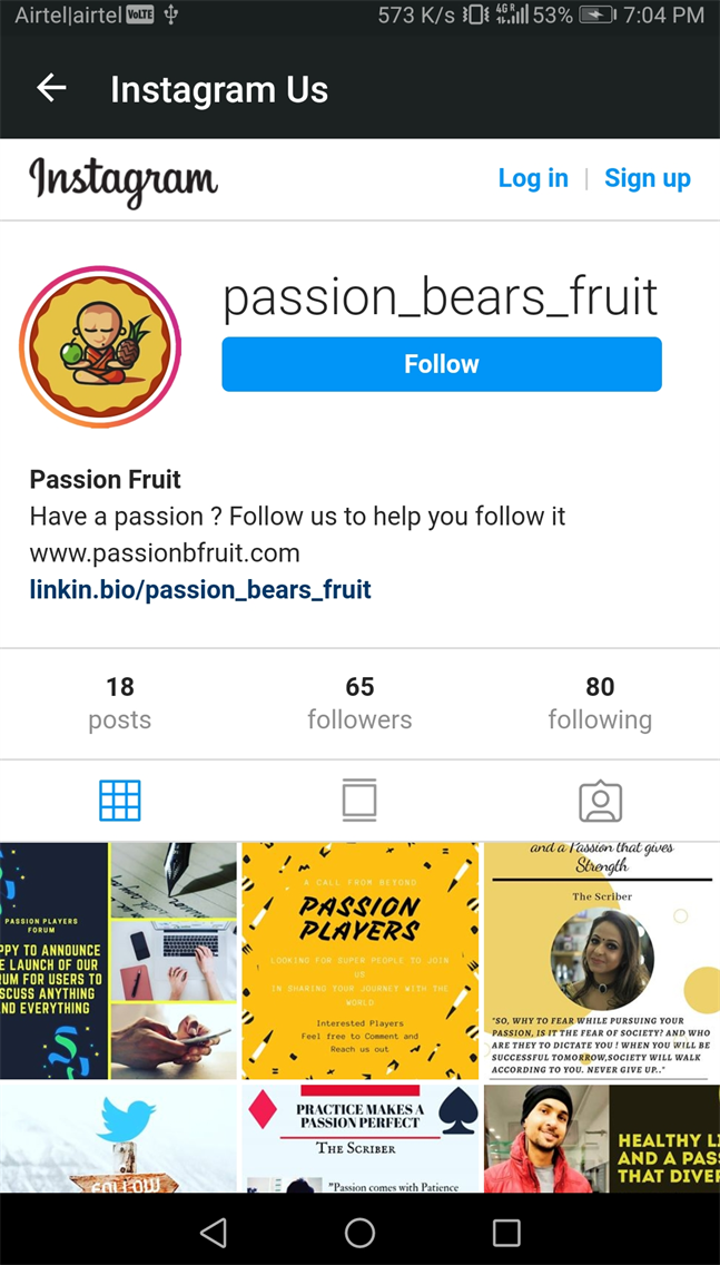 Passion Bears Fruit