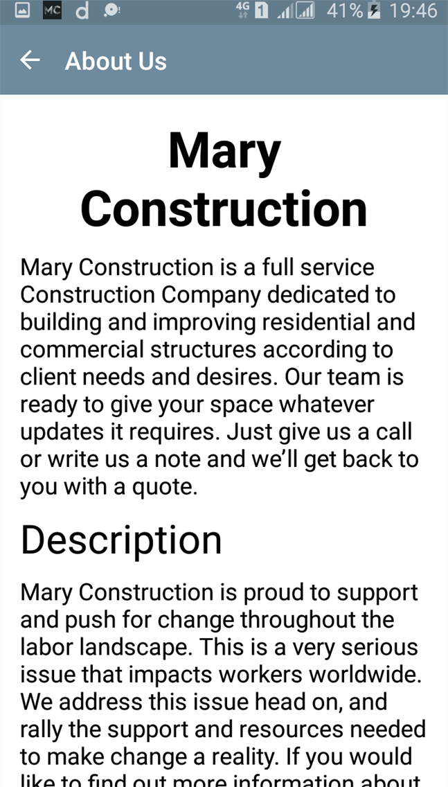Mary Construction