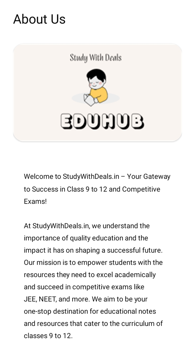 Study With Deals